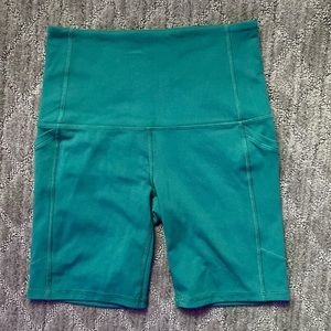 DSG Women’s Athletic High-Rise Shorts, green, size xs